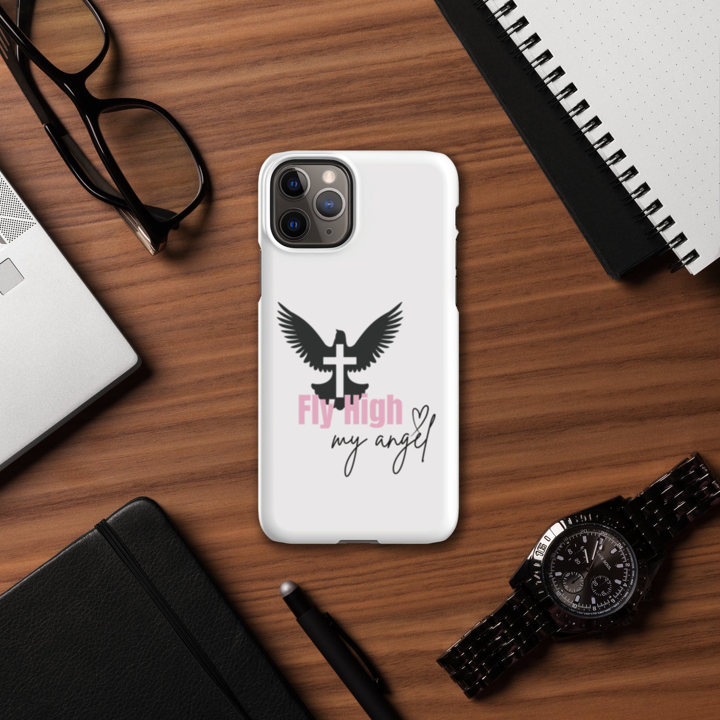 Fly High My Angel Snap case for iPhone® - Pink