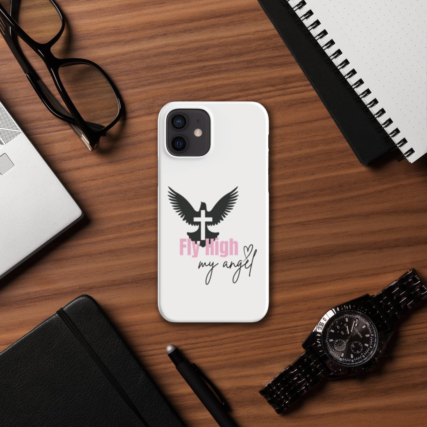Fly High My Angel Snap case for iPhone® - Pink