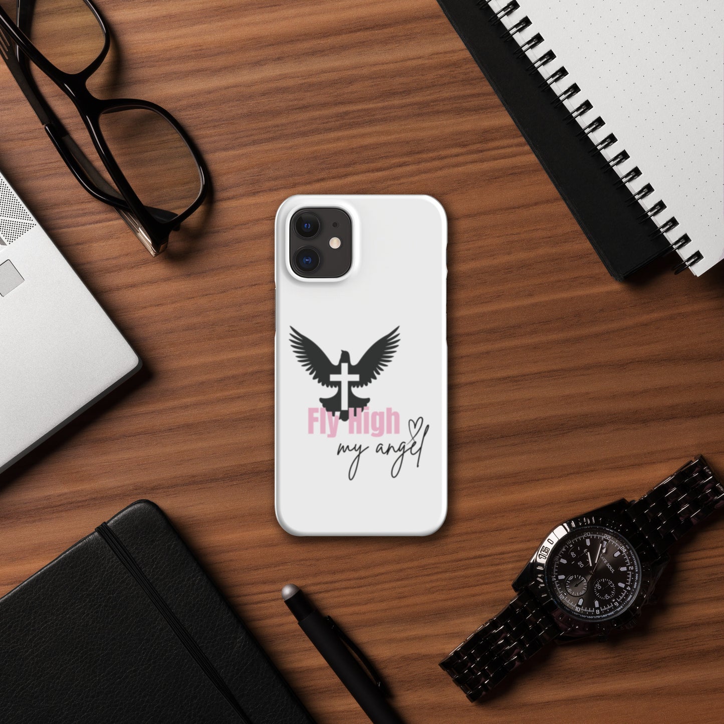 Fly High My Angel Snap case for iPhone® - Pink