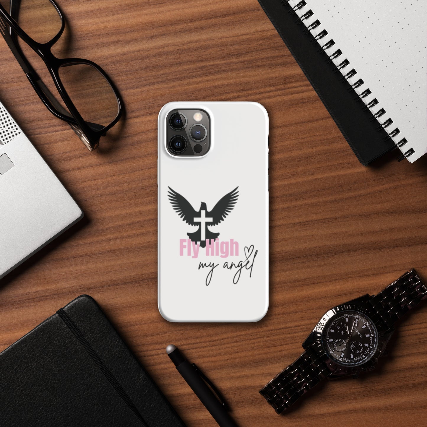 Fly High My Angel Snap case for iPhone® - Pink