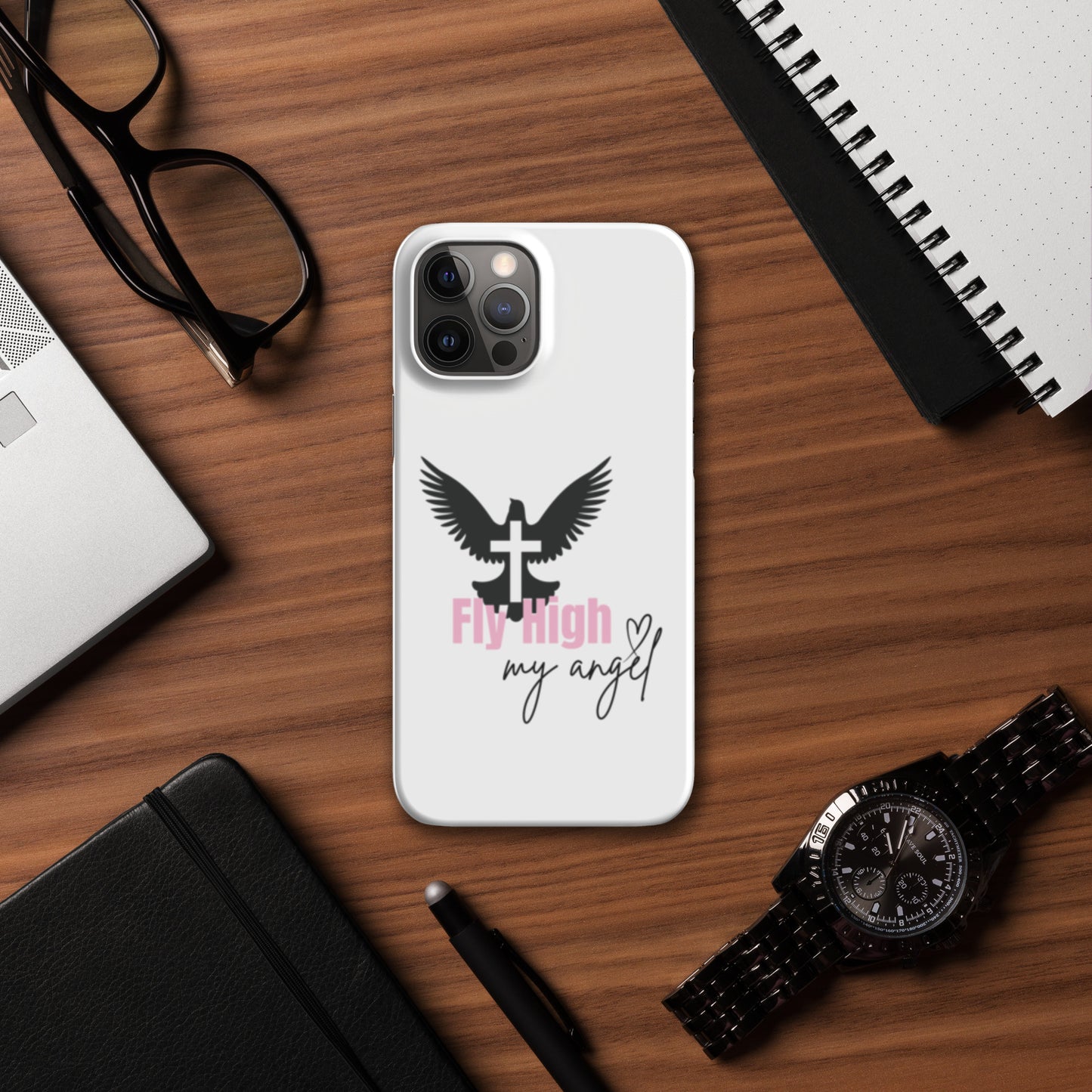 Fly High My Angel Snap case for iPhone® - Pink