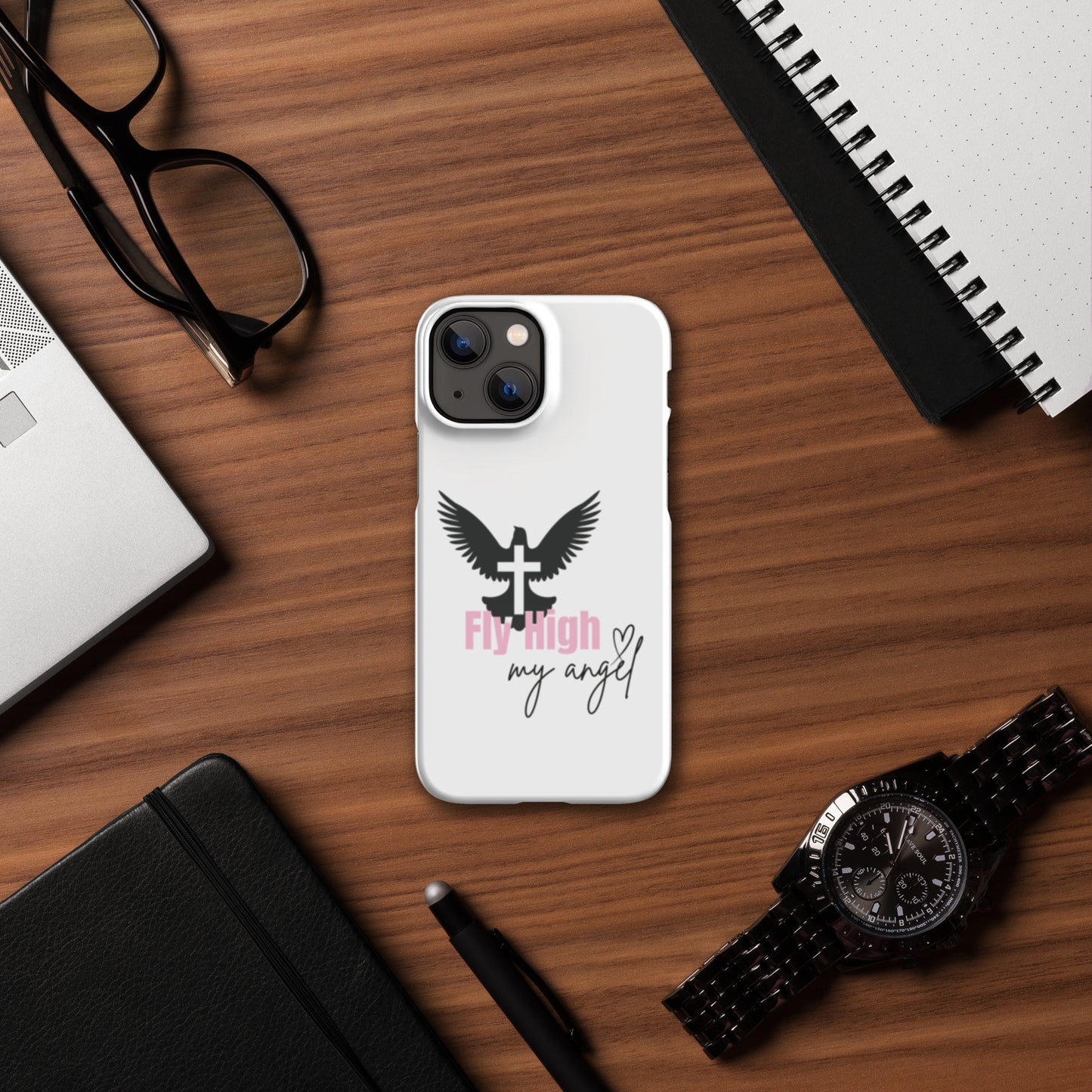 Fly High My Angel Snap case for iPhone® - Pink