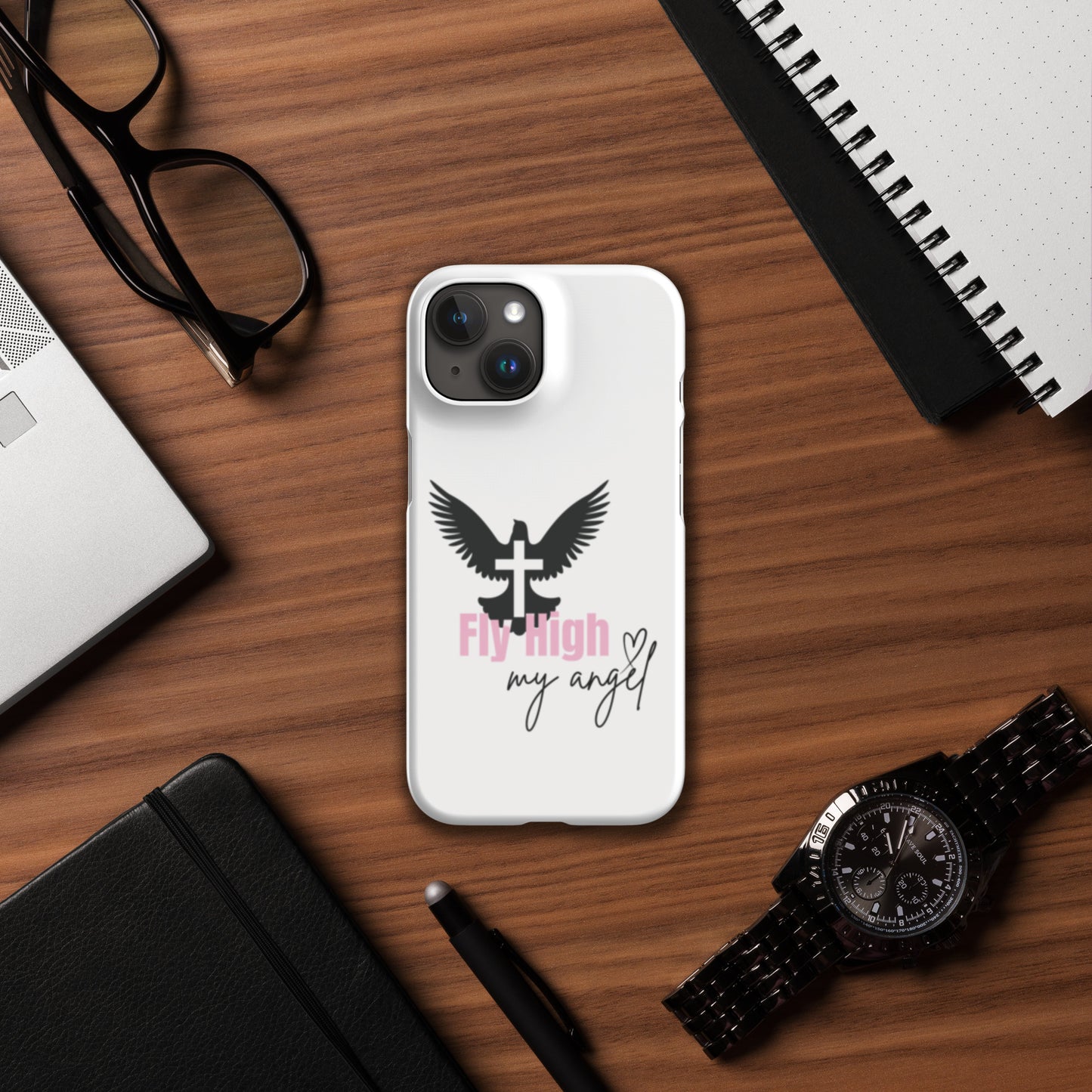 Fly High My Angel Snap case for iPhone® - Pink