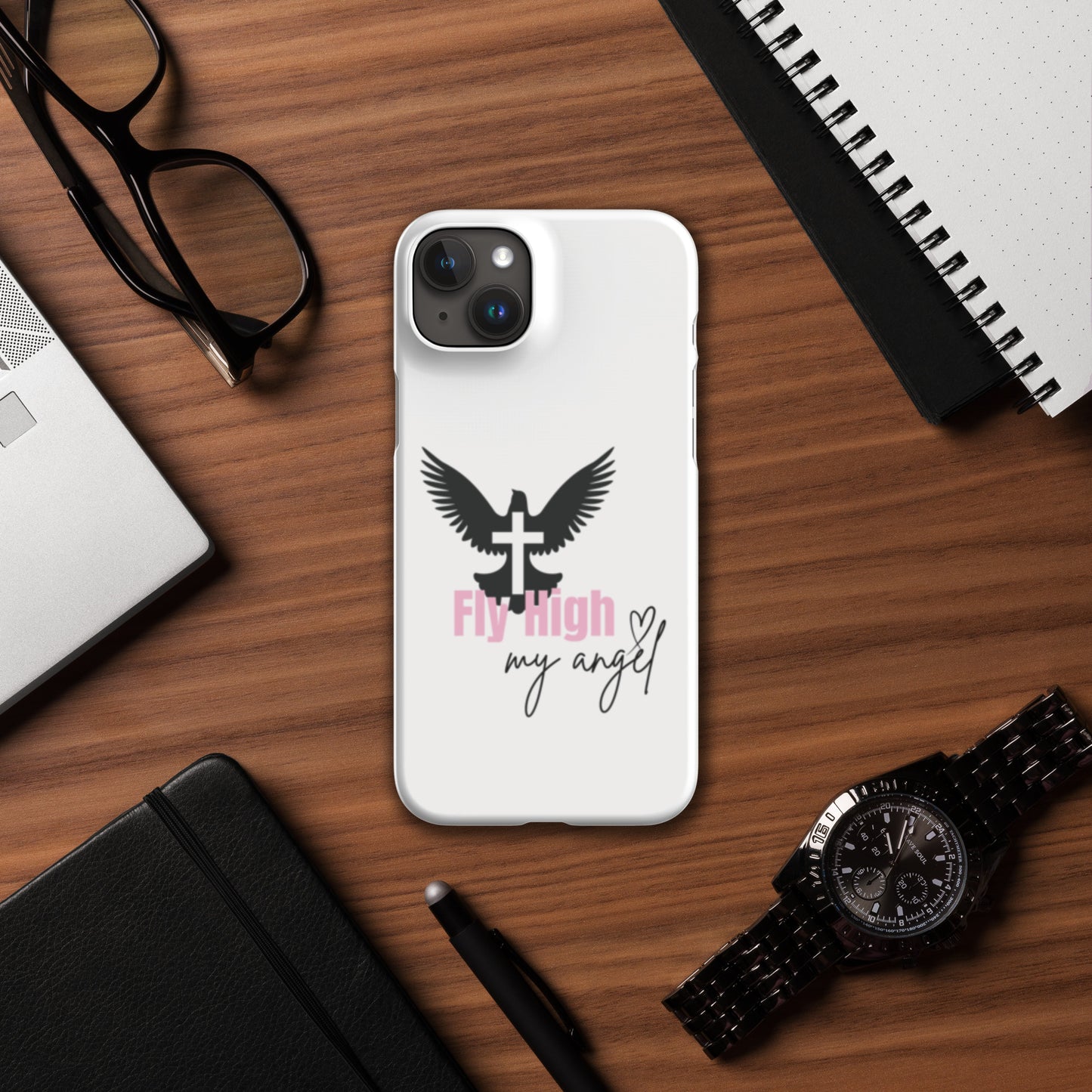 Fly High My Angel Snap case for iPhone® - Pink