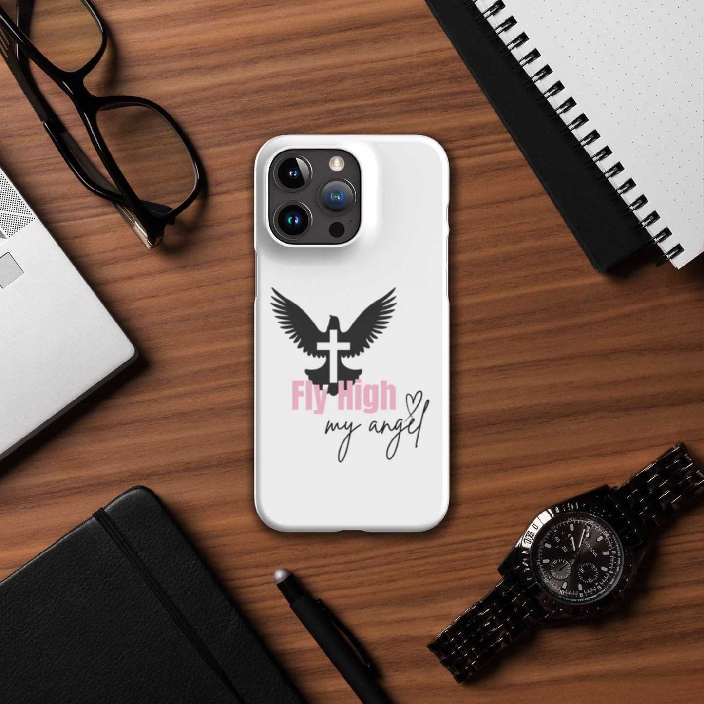 Fly High My Angel Snap case for iPhone® - Pink