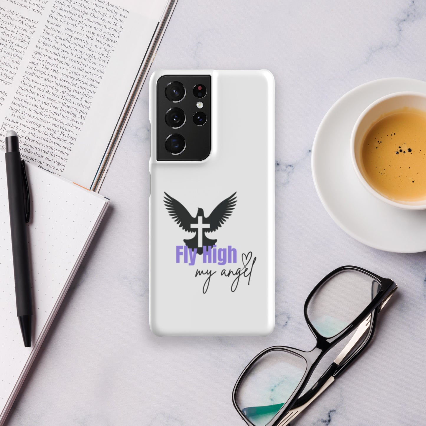 Fly High My Angel Snap case for Samsung®- Purple