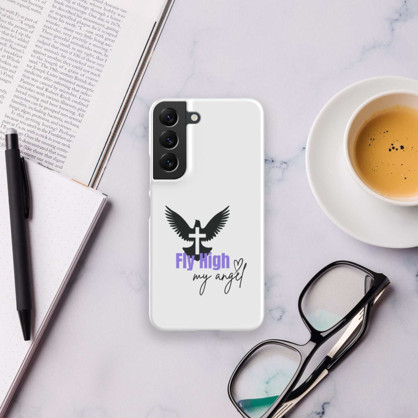 Fly High My Angel Snap case for Samsung®- Purple