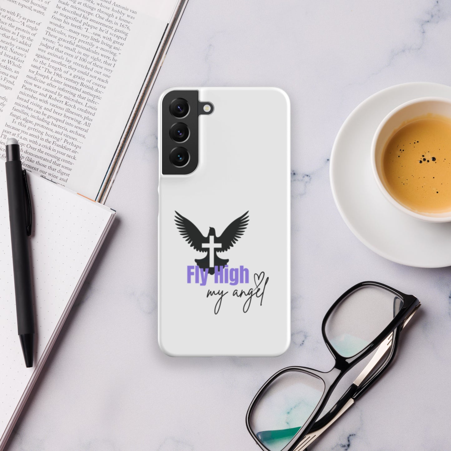 Fly High My Angel Snap case for Samsung®- Purple