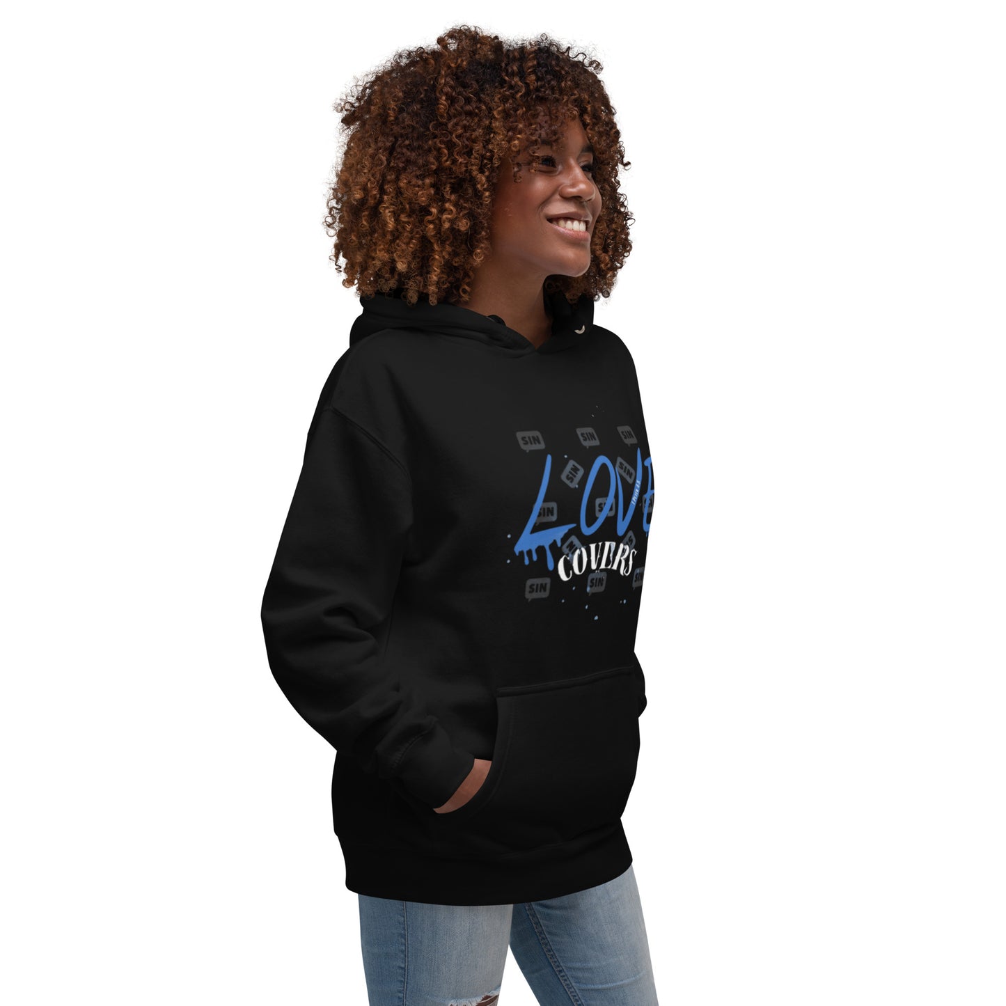 Love Covers Sin Unisex Hoodie (Multiple Colors Available)