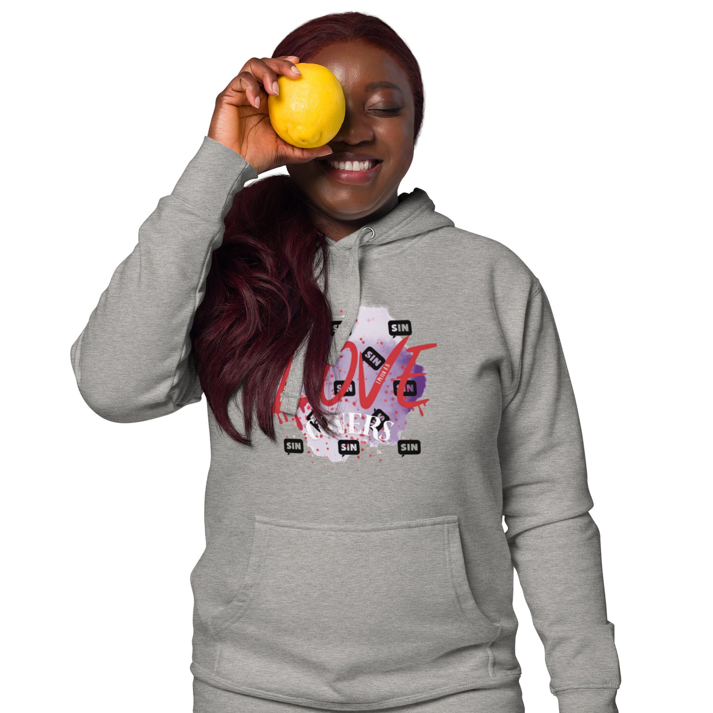 Love Covers Sin Unisex Hoodie (Multiple colors available)