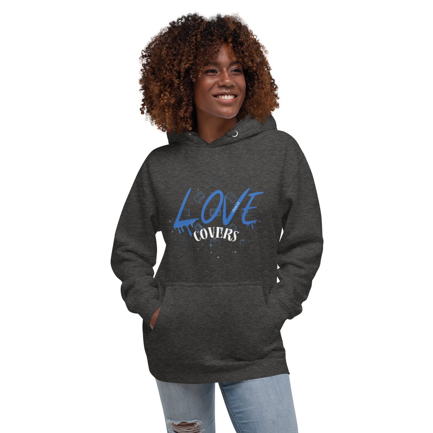 Love Covers Sin Unisex Hoodie (Multiple Colors Available)