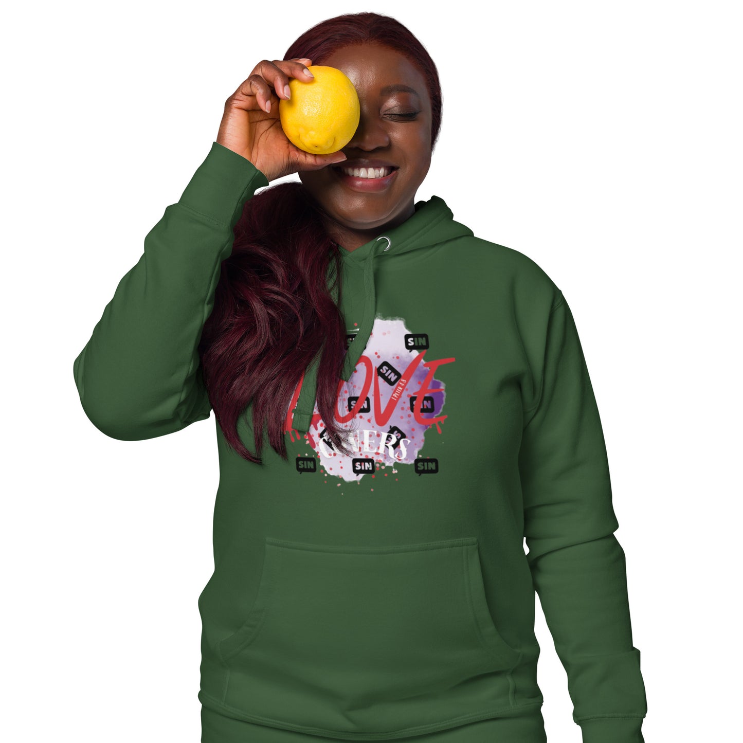 Love Covers Sin Unisex Hoodie (Multiple colors available)