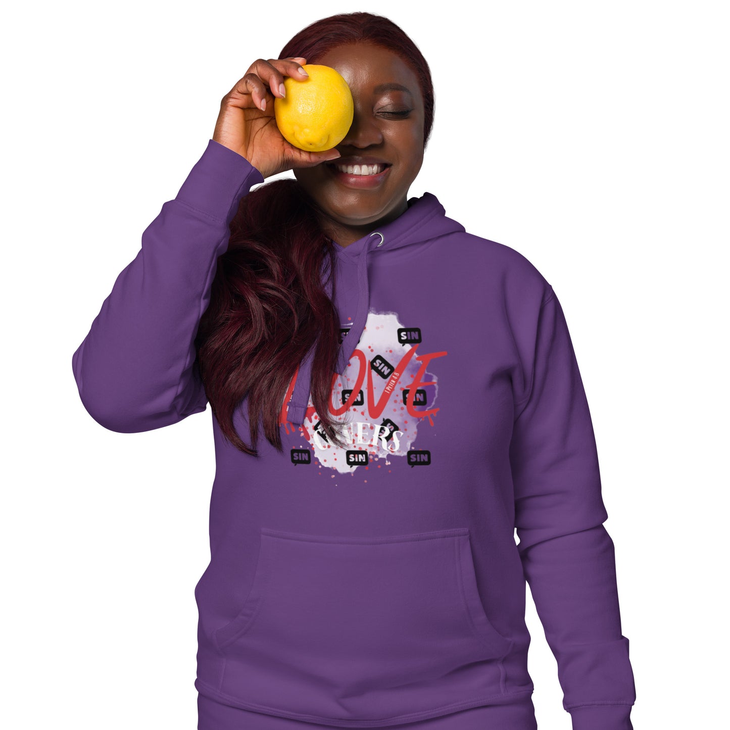 Love Covers Sin Unisex Hoodie (Multiple colors available)