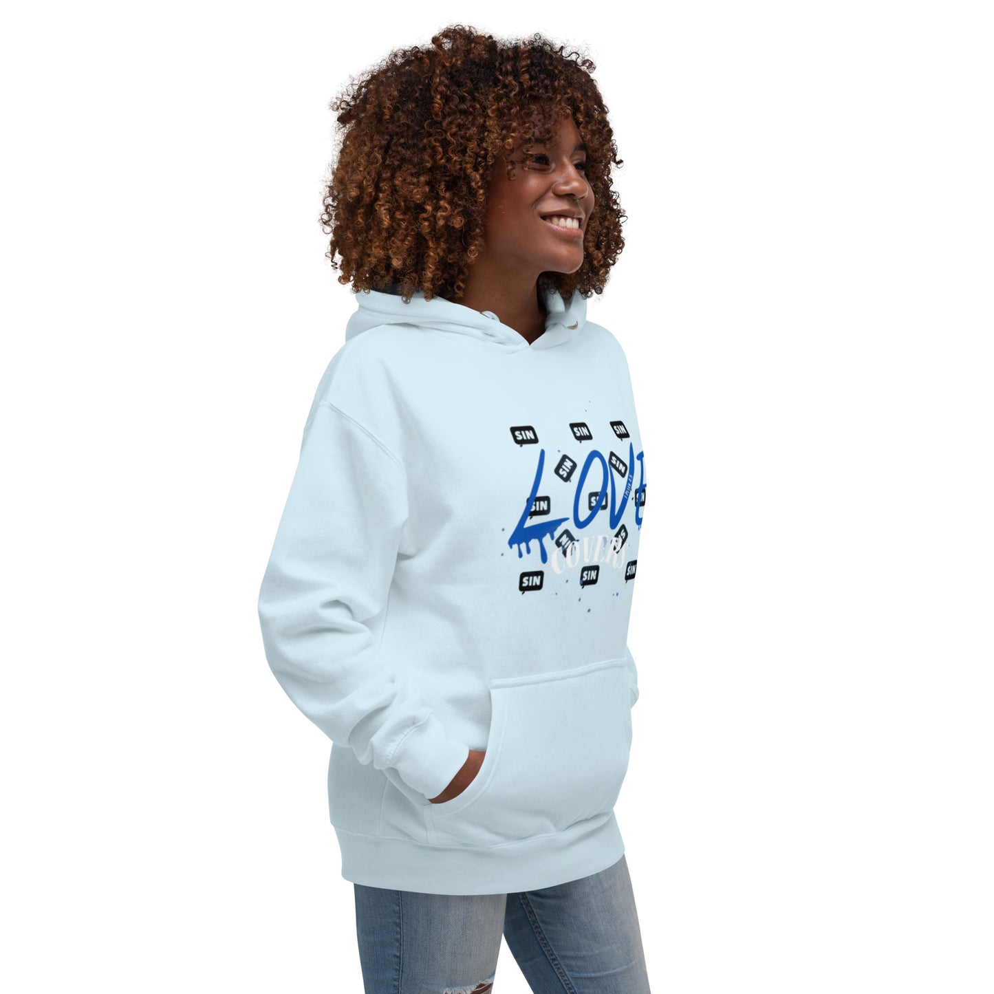 Love Covers Sin Unisex Hoodie (Multiple Colors Available)