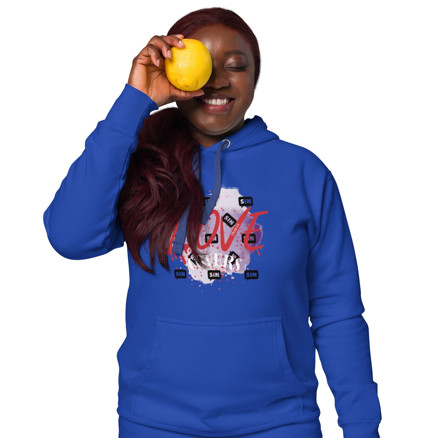Love Covers Sin Unisex Hoodie (Multiple colors available)