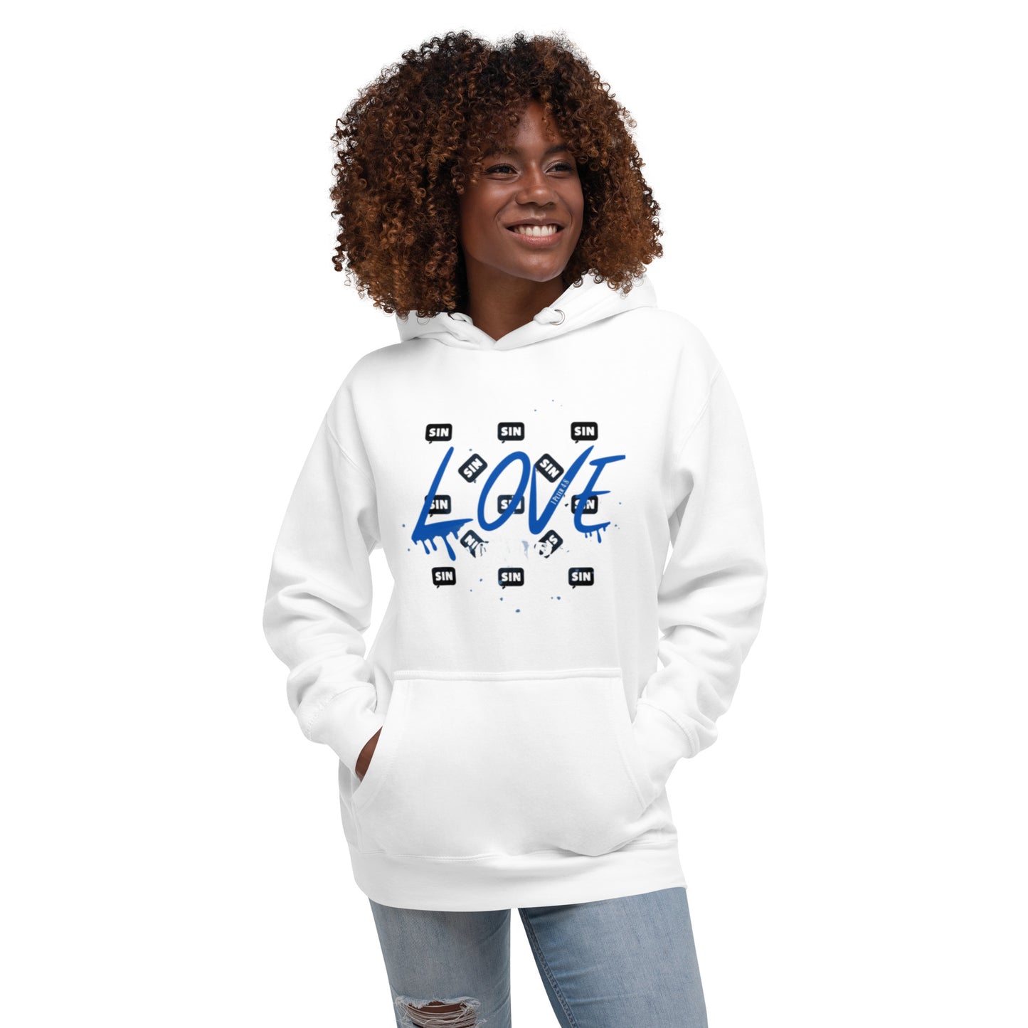 Love Covers Sin Unisex Hoodie (Multiple Colors Available)