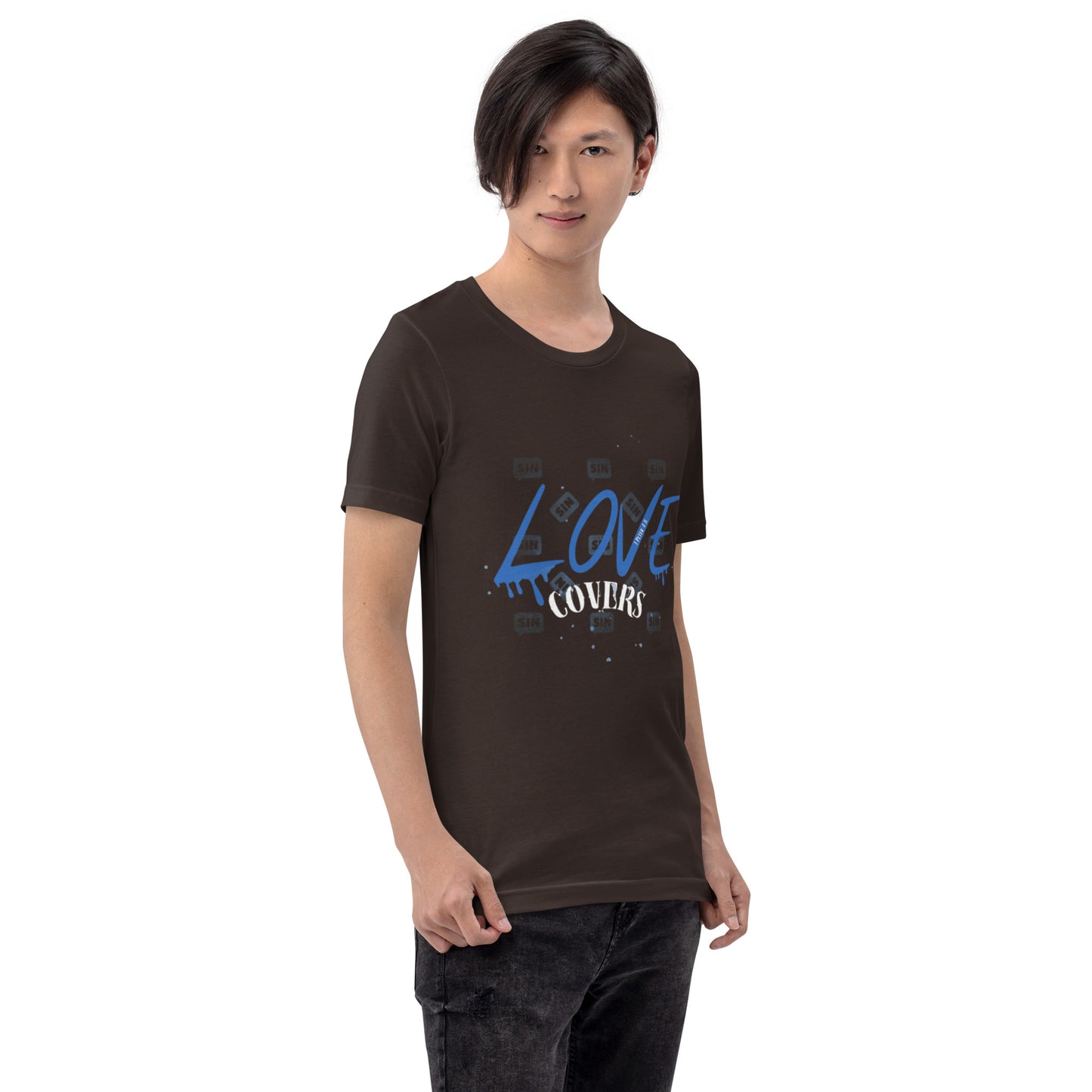 Love Covers Sin Unisex T-shirt (multiple colors available)