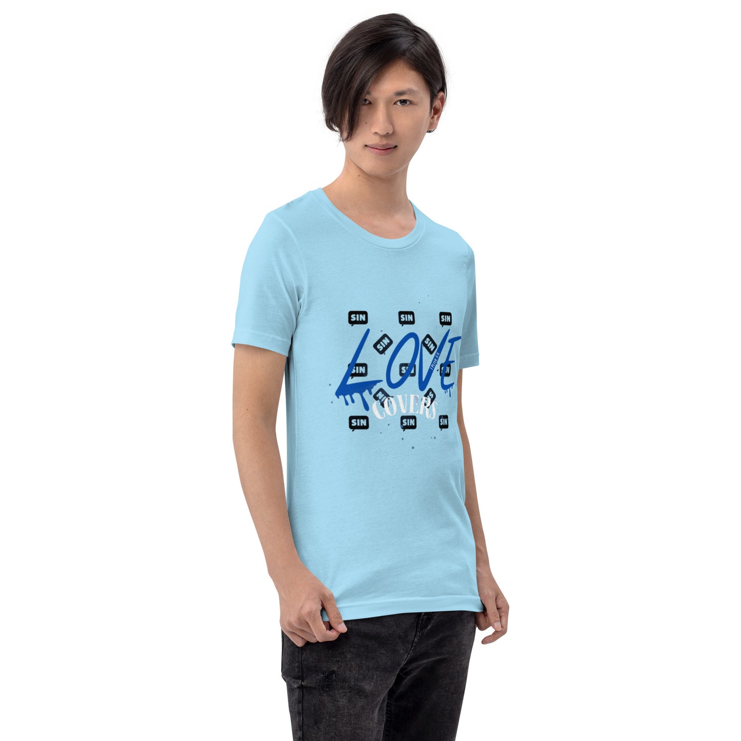Love Covers Sin Unisex T-shirt (multiple colors available)