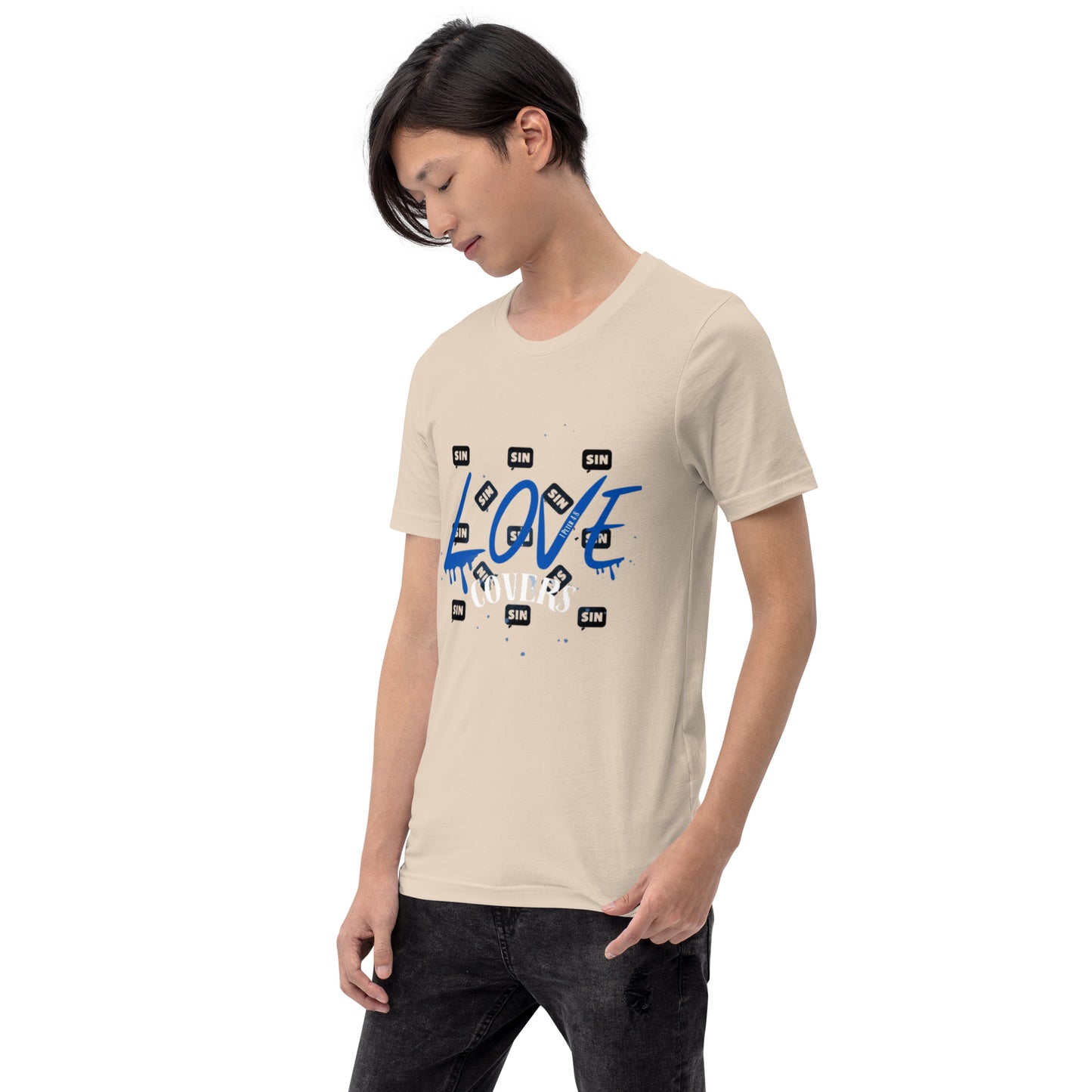 Love Covers Sin Unisex T-shirt (multiple colors available)
