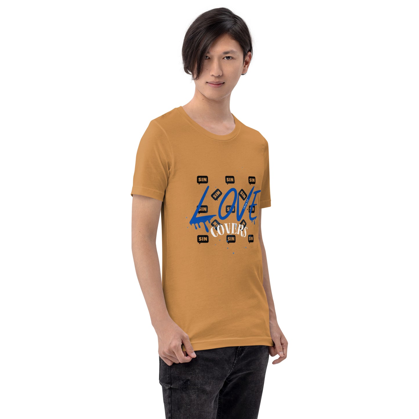 Love Covers Sin Unisex T-shirt (multiple colors available)